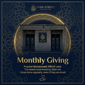 Monthly giving